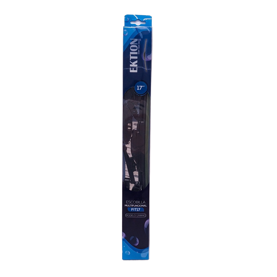 ESCOBILLA FIT UNIVERSAL MULTI FUNCIONAL 17'' CURVA GOMA - INCLUYE ENGANCHES B /B1 /B2/B3 / B4 /B7 /B8/ C /D /E /F (100% APLICACIONES) CANTIDAD POR CAJA MASTER 50