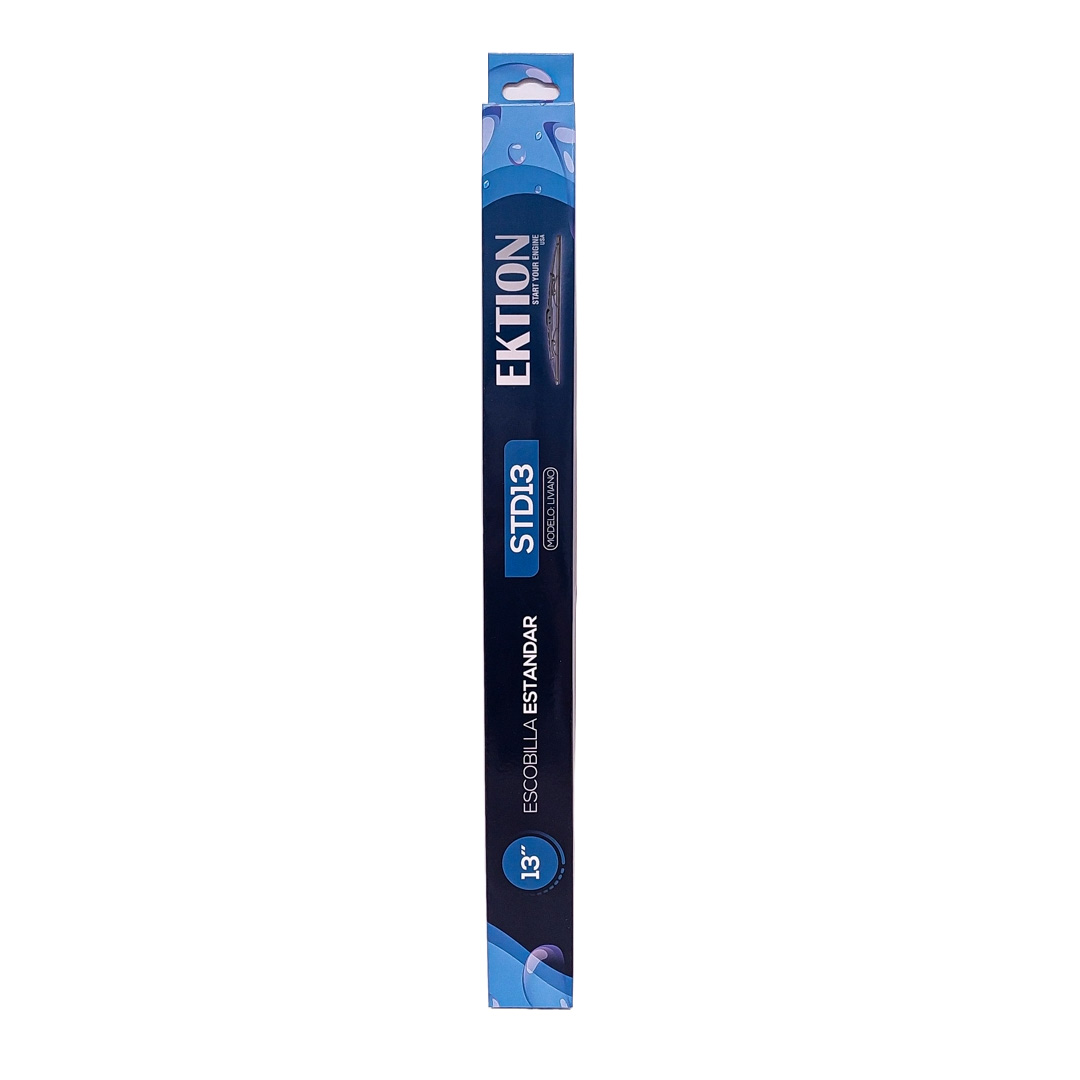 ESCOBILLA FLAT UNIVERSAL ENGANCHE ESTANDAR 13'' CHATA ACERO - ENGANCHE UNIVERSAL CANTIDAD POR CAJA MASTER 50