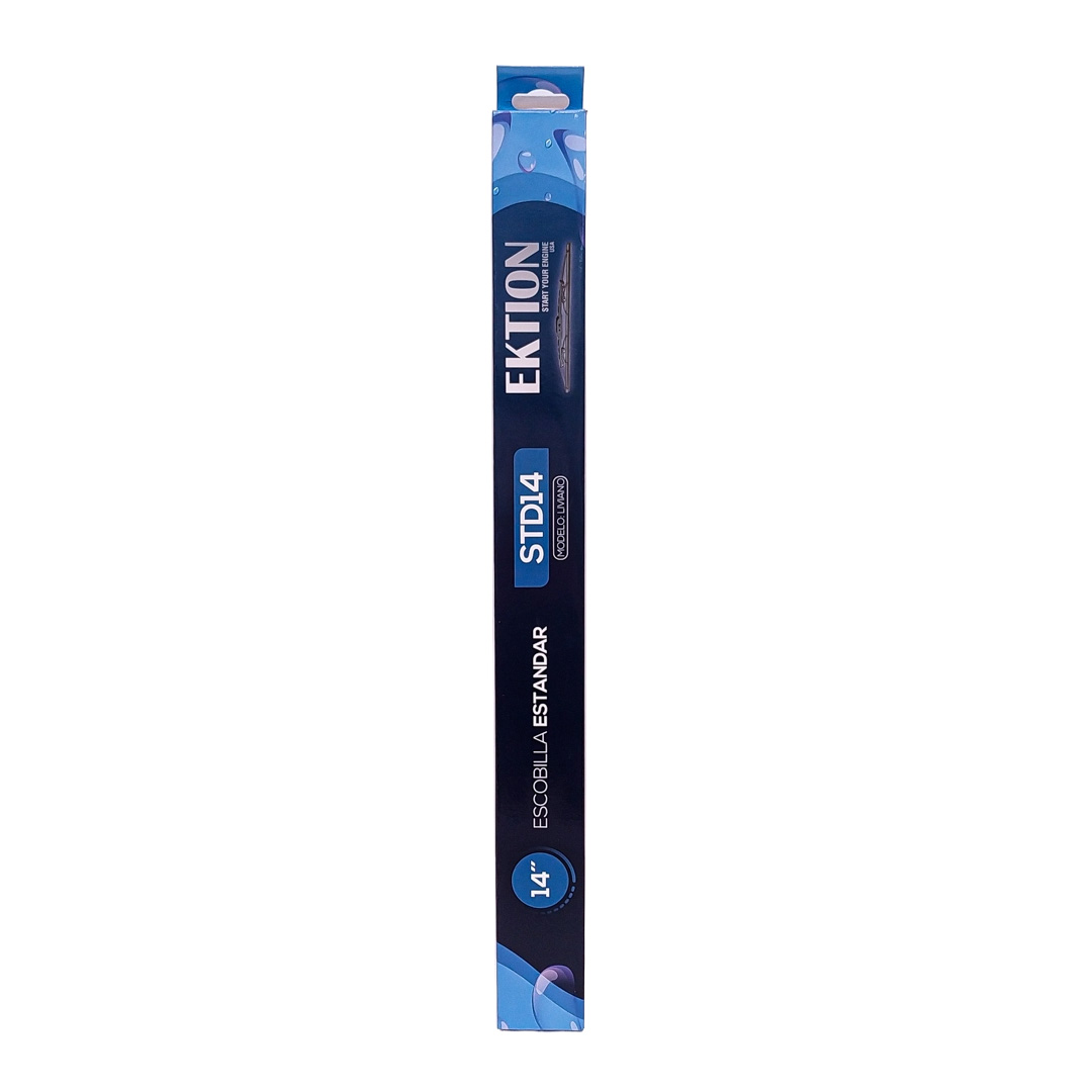 ESCOBILLA FLAT UNIVERSAL ENGANCHE ESTANDAR 14'' CHATA ACERO - ENGANCHE UNVERSAL CANTIDAD POR CAJA MASTER 50 - 3