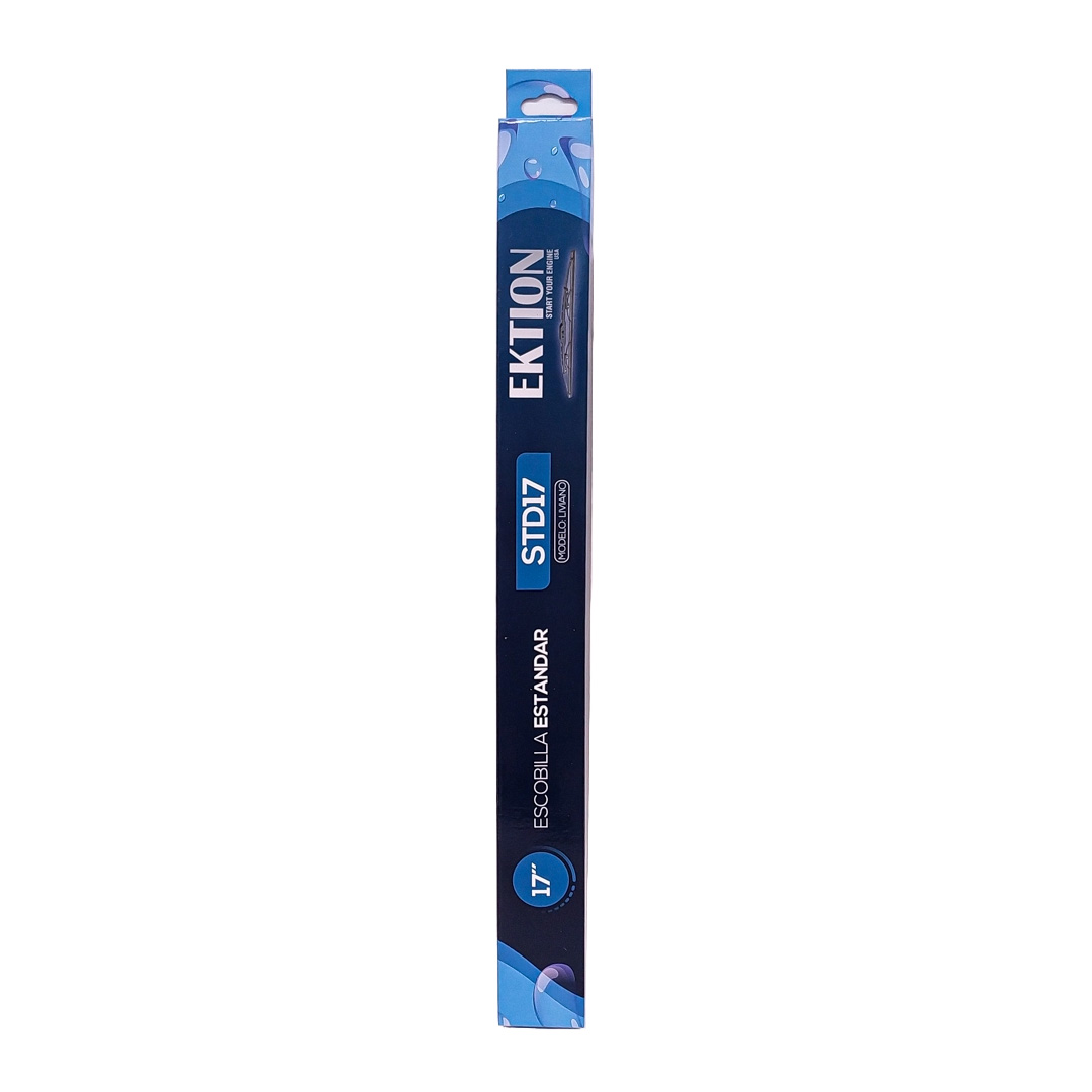 ESCOBILLA FLAT UNIVERSAL ENGANCHE ESTANDAR 17'' CHATA ACERO - ENGANCHE UNIVERSAL CANTIDAD POR CAJA MASTER 50