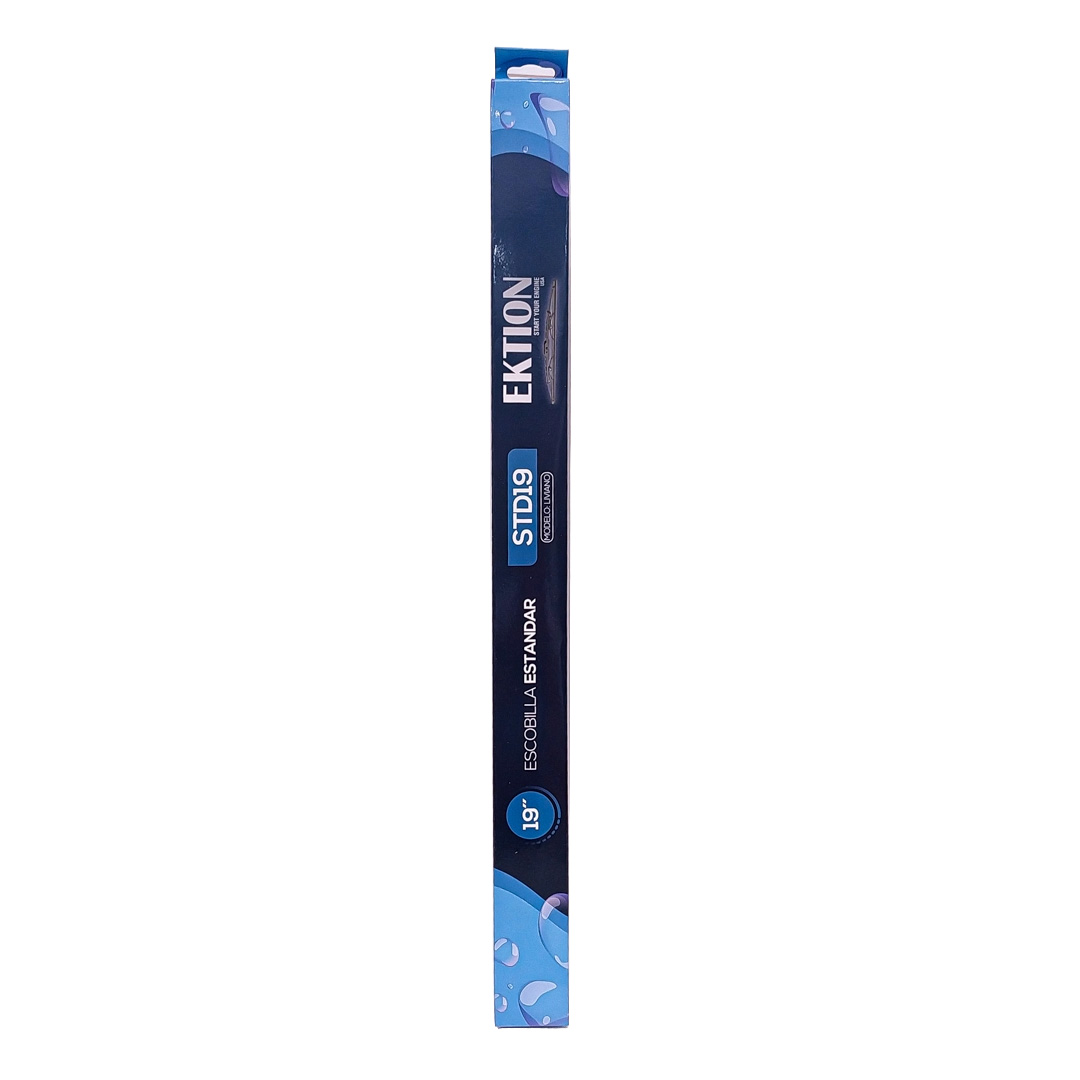 ESCOBILLA FLAT UNIVERSAL ENGANCHE ESTANDAR 19'' CHATA ACERO - ENGANCHE UNIVERSAL CANTIDAD POR CAJA MASTER 50