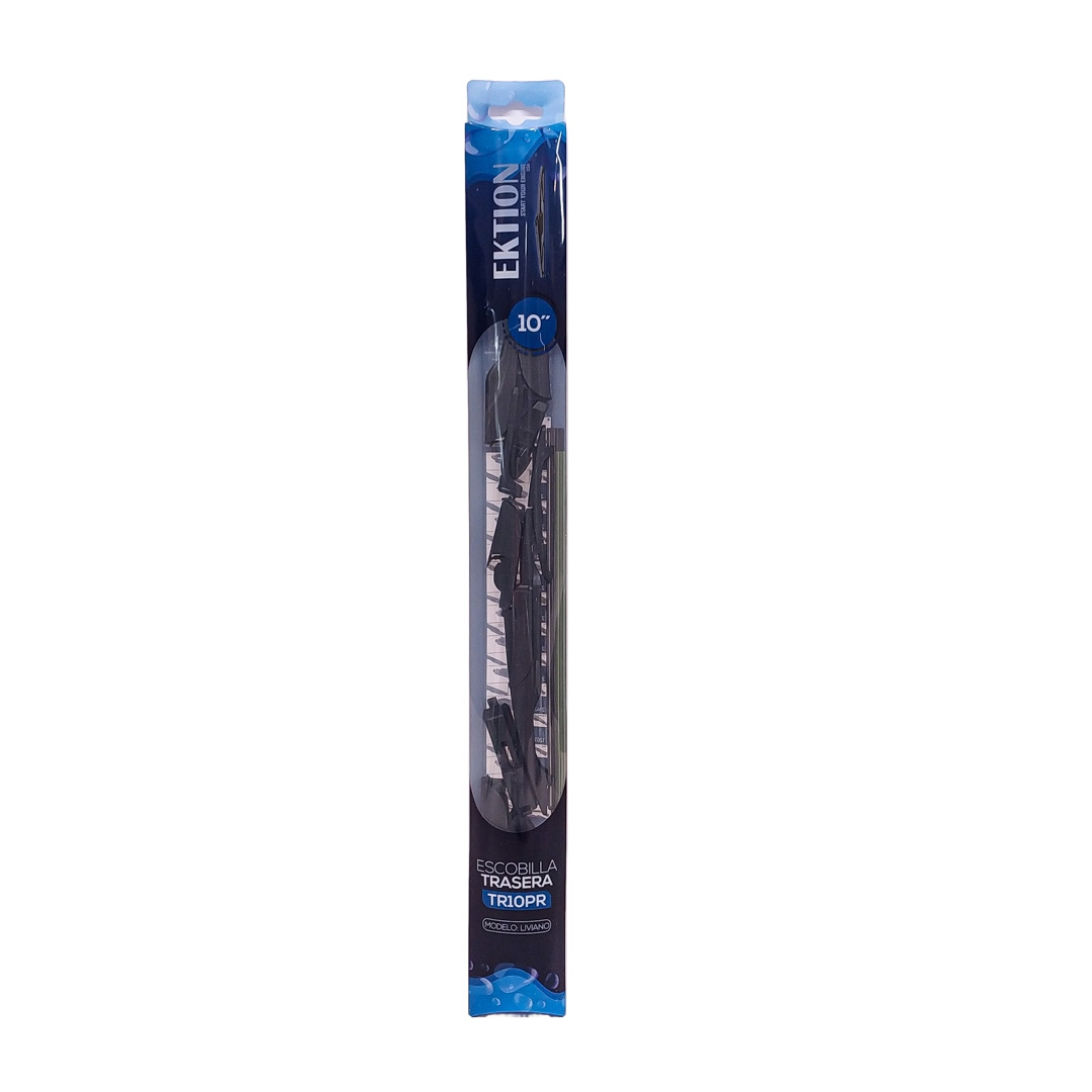 ESCOBILLA TRASERA FIT UNIVERSAL MULTI FUNCIONAL 10'' CURVA GOMA - 10 ENGANCHES (100% APLICACIONES) CANTIDAD POR CAJA MASTER 50