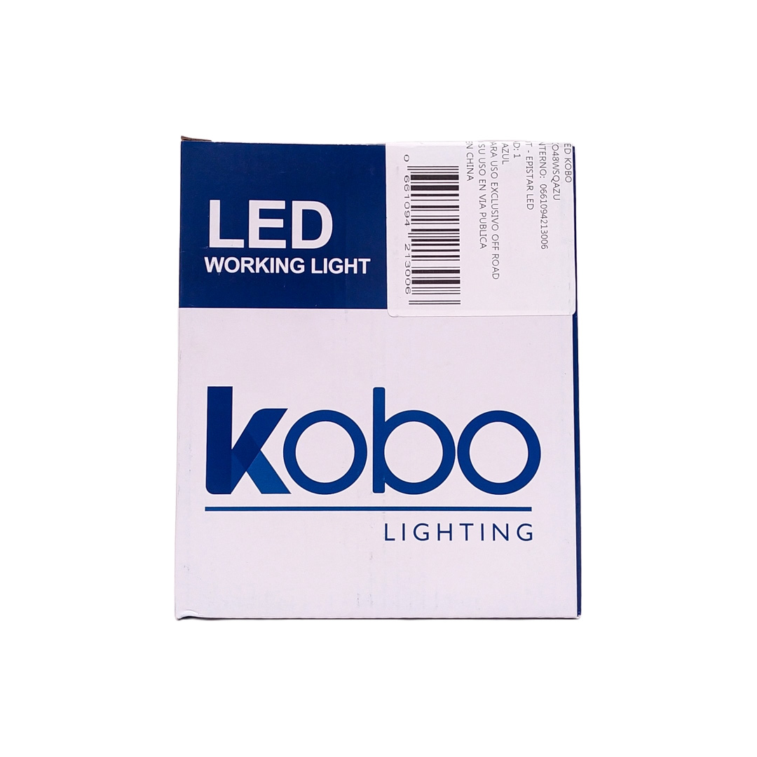 OFF ROAD FARO DE LED FARO DE 16 LED CUADRADO 48 WATTS 6CM PROFUNDIDAD AZUL 12V - 24V ILUMINACION SPOT - 7