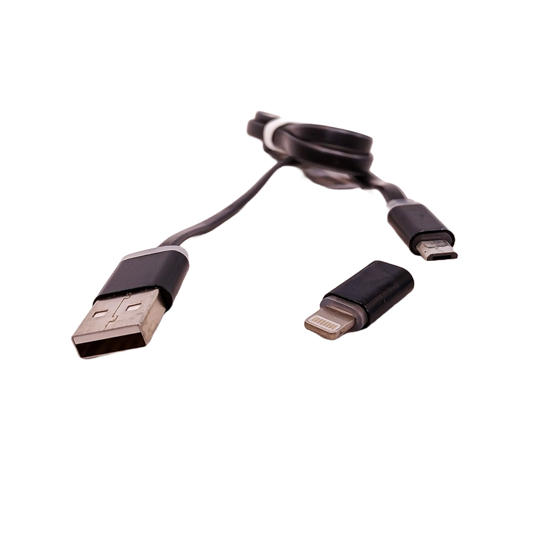 CABLE 2 EN 1 - 1M CABLE 2 EN 1 - 1M NEGRO