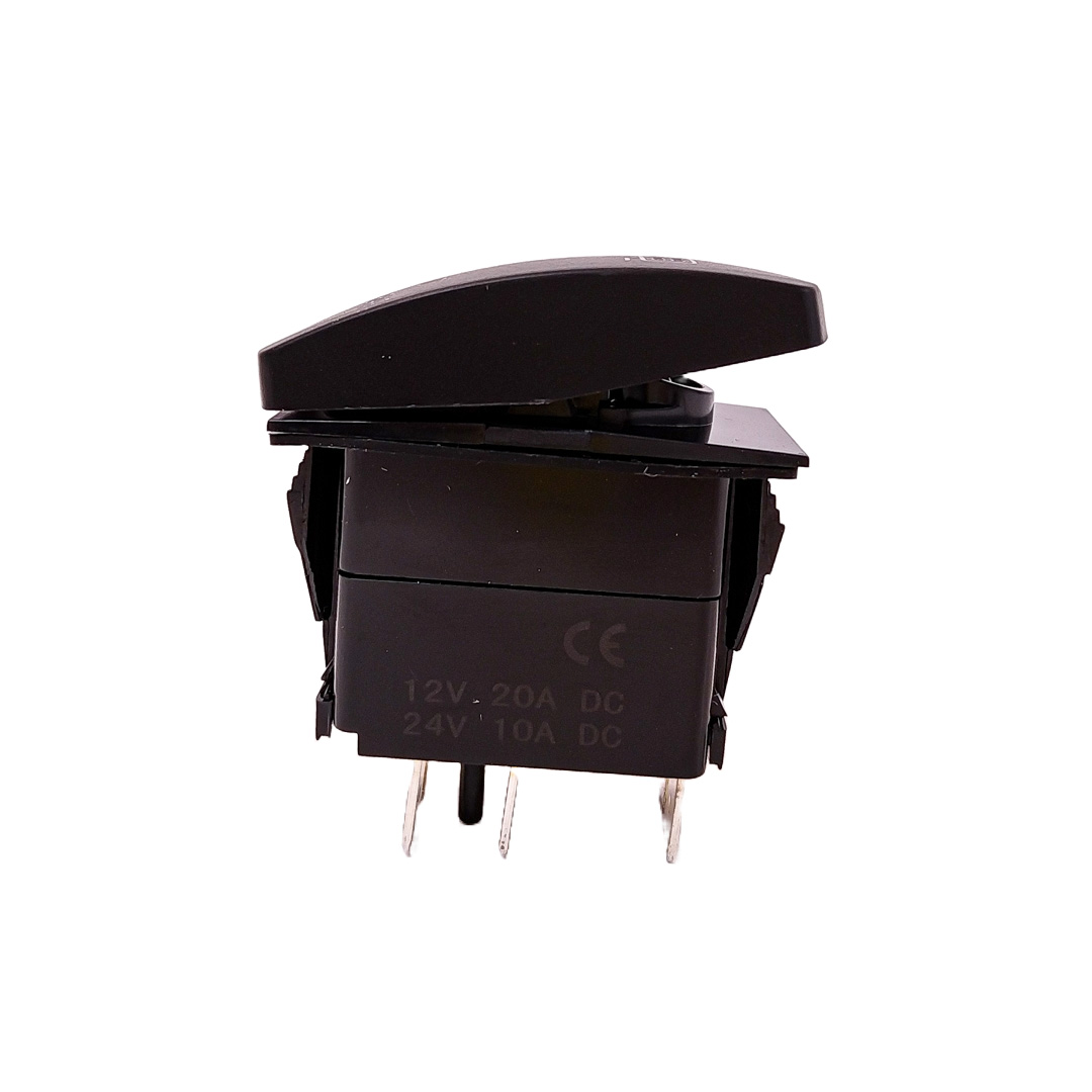 INTERRUPTOR BASCULANTE VOLTAJE DE ENTRADA: 12V-24V FUNCIÓN: ON / OFF (OPCIONAL) 5 PINES (OPCIONAL) MATERIAL: ABS + COBRE INTERRUPTOR BASCULANTE CON PATRÓN DE GRABADO LÁSER Y 2 LUCES LED - 3