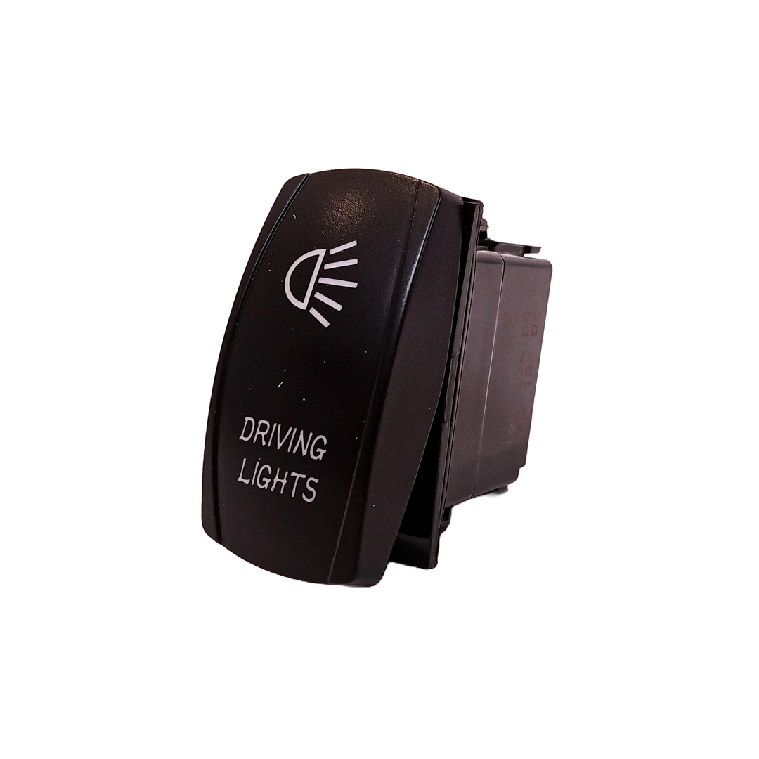 INTERRUPTOR BASCULANTE VOLTAJE DE ENTRADA: 12V-24V FUNCIÓN: ON / OFF (OPCIONAL) 5 PINES (OPCIONAL) MATERIAL: ABS + COBRE INTERRUPTOR BASCULANTE CON PATRÓN DE GRABADO LÁSER Y 2 LUCES LED - 4