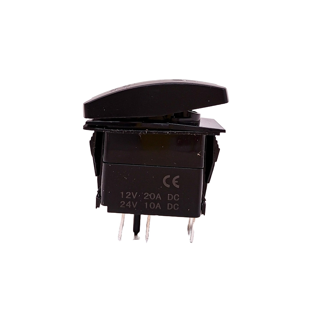 INTERRUPTOR BASCULANTE VOLTAJE DE ENTRADA: 12V-24V FUNCIÓN: ON / OFF (OPCIONAL)5 PINES (OPCIONAL)MATERIAL: ABS + COBREINTERRUPTOR BASCULANTE CONPATRÓN DE GRABADO LÁSER Y 2 LUCES LED - 3