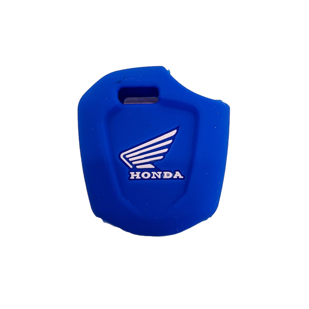 CUBRE LLAVE DE SILICONA HONDA MOTOS - COLOR AZUL - 2