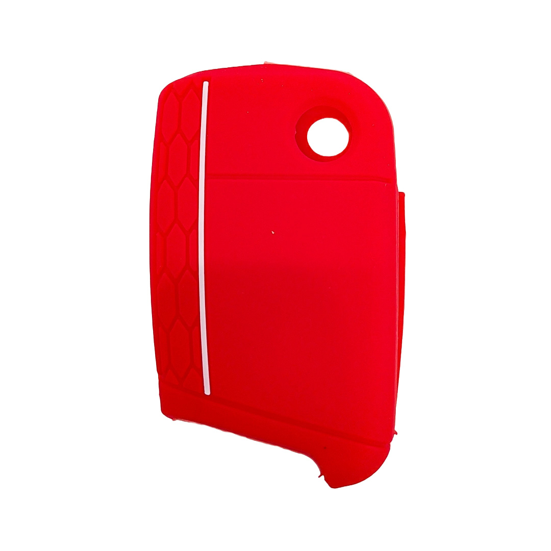 CUBRE LLAVE DE SILICONA VW MK7 - GTI - VIRTUS - GOLF - POLO - VENTO RED - 3