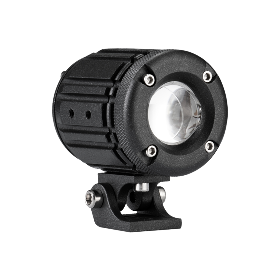 OFF ROAD FARO DE LED UNIVERSAL LUZ LED BLANCA Y AMBAR ESTABLE CON CAMBIO DE LUZ 9V-36V 1 LED - 18 WATTS - JUEGO DE 2 UNIDADES MEDIDAS 105*55(mm)