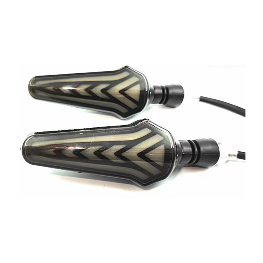 OFF ROAD FARO DE LED UNIVERSAL - LUZ DE GIRO GIRO PARA MOTO CON LUZ LED RUNNING BLANCA Y LUZ DE GIRO AMBAR 12V  - JUEGO DE 2 UNIDADES MEDIDAS 145*90 (mm)