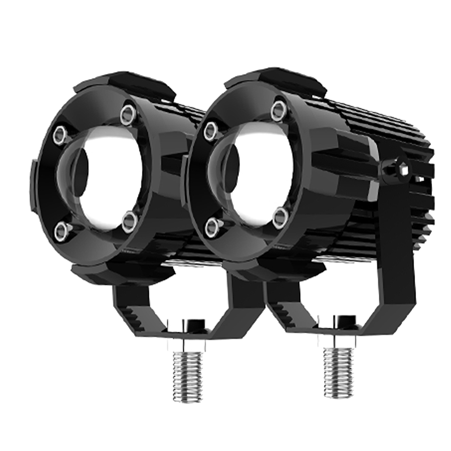 OFF ROAD FARO DE LED UNIVERSAL LUZ LED BLANCA, AMBAR Y AZUL CON FUNCION ESTABLE 9V-36V 1 LED - 40 WATTS - JUEGO DE 2 UNIDADES MEDIDAS 36*56*47.8(mm)