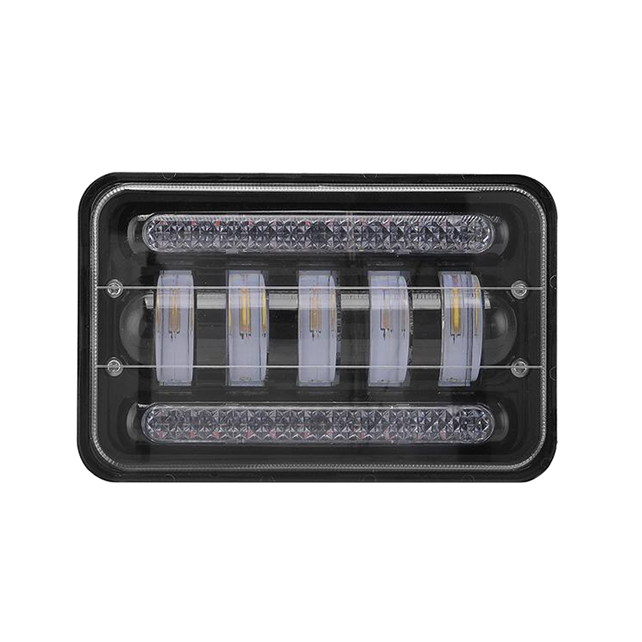 OFF ROAD FARO DE LED UNIVERSAL LUZ MULTILED BLANCA CON FUNCION ALTA Y BAJA 9V-36V 80 WATTS MEDIDAS 5"