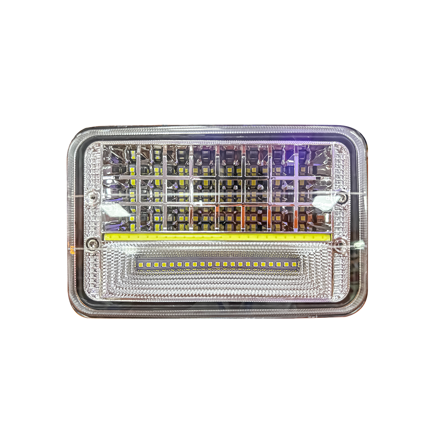 OFF ROAD FARO DE LED UNIVERSAL LUZ MULTILED BLANCA CON FUNCION ALTA Y BAJA 9V-36V 45 WATTS MEDIDAS 5"