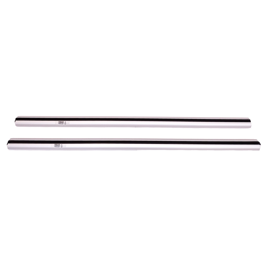 PORTAEQUIPAJE DE TECHO UNIVERSAL DE ALUMINIO OVALADO PLATEADO 1.20 METROS CON LLAVE - 2