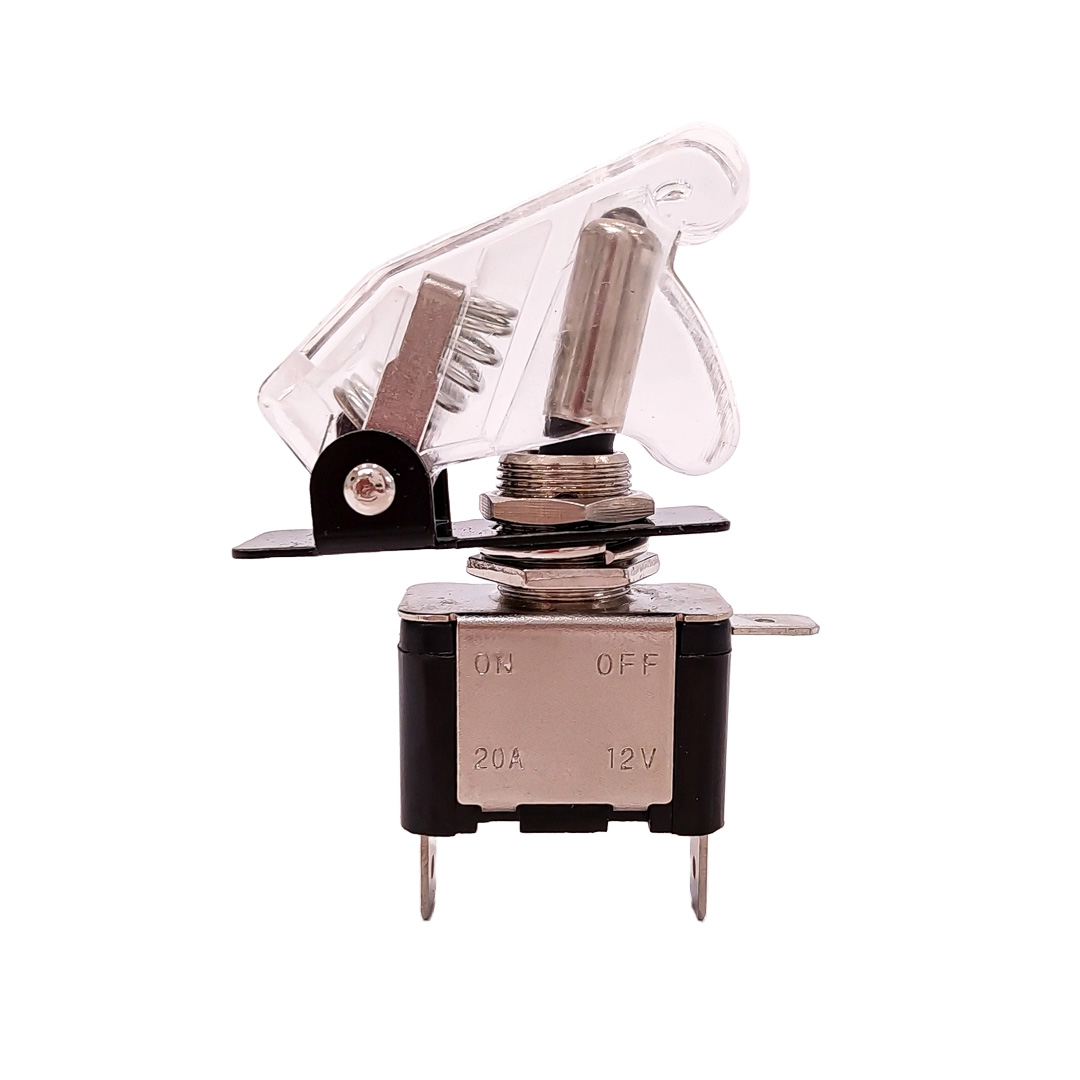 INTERRUPTOR UNIVERSAL INTERRUPTOR A PALANCA ON / OFF CON TAPA TUNNING E INDICADOR LED TRANSPARENTE