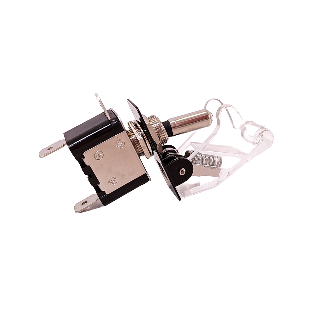 INTERRUPTOR UNIVERSAL INTERRUPTOR A PALANCA ON / OFF  CON TAPA TUNNING E INDICADOR LED TRANSPARENTE - 2