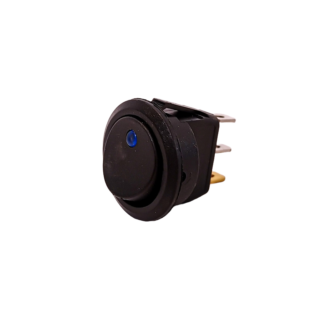 INTERRUPTOR BASCULANTE INTERRUPTOR BASCULANTE 12V-24V - 3 PIN ENCENDIDO APAGADO INDICADOR LED: AZUL - 2