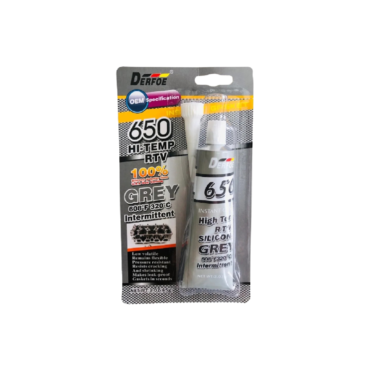 FORMA JUNTA GREY GASKET MAKER 85 GR. CANTIDAD POR CAJA MASTER 144