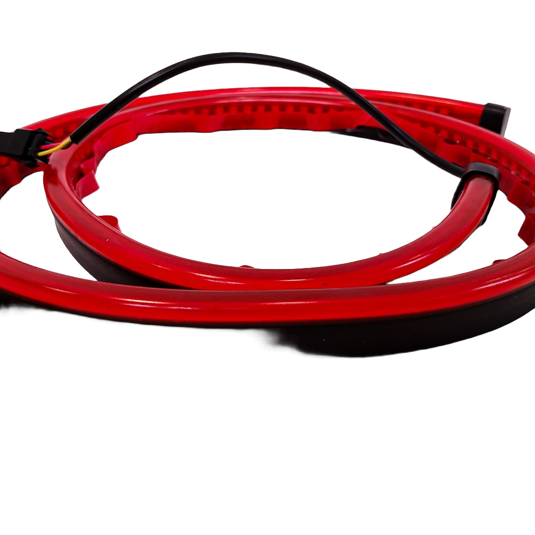 TIRA DE LED DRL TIRA DE LED AUTOADHESIVA DE GOMA DRL ROJA PARA STOP Y MARCHA ATRÁS TRASERA 100 CM - 2