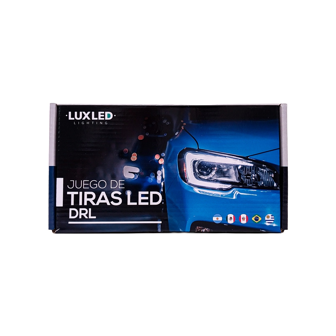 JUEGO DE TIRAS DE LED DRL JUEGO (2 UNIDADES) DE TIRAS DE LED DRL / DRL FLEXIBLE ROJA (BALIZA INTERMITENTE) 30CM - 2