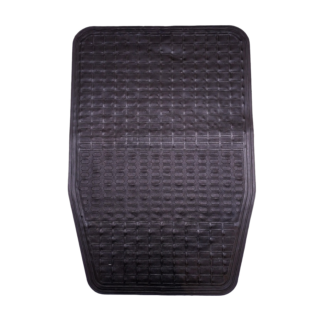 ALFOMBRA ECONOMICA ALFOMBRA PVC 4 PIEZAS NEGRO 7245 / 44.545 CANTIDAD POR CAJA MASTER 12 - 2