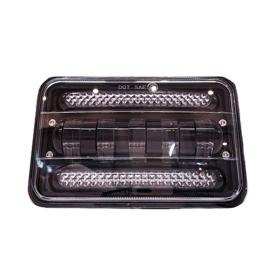 OFF ROAD FARO DE LED UNIVERSAL LUZ MULTILED BLANCA CON FUNCION ALTA Y BAJA  9V-36V 80 WATTS  MEDIDAS 5" - 2