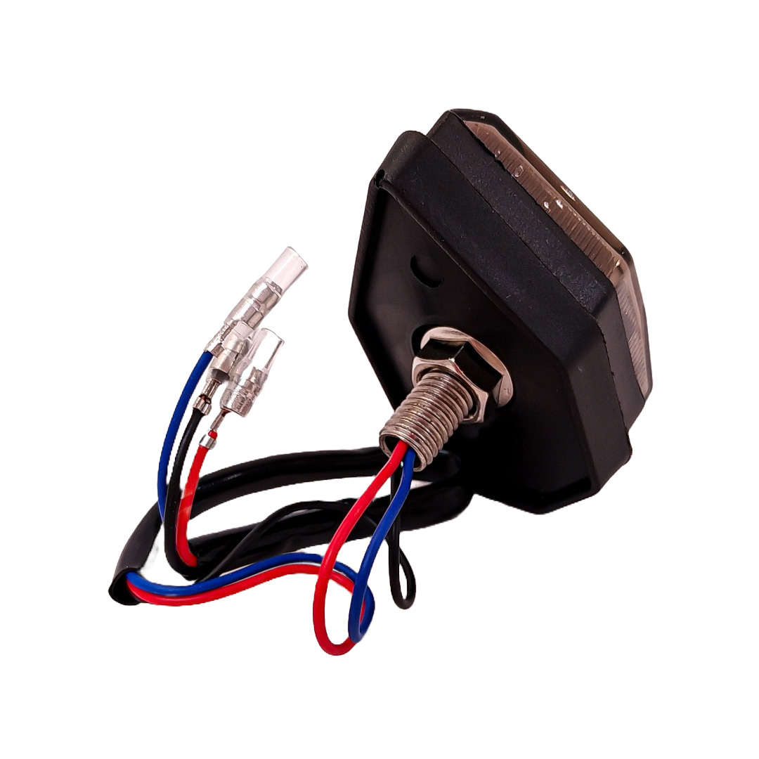 OFF ROAD FARO DE LED UNIVERSAL - LUZ DE GIRO GIRO PARA MOTO CON LUZ LED RUNNING BLANCA Y LUZ DE GIRO AMBAR 12V  - JUEGO DE 2 UNIDADES MEDIDAS 24*40*70(mm) - 4