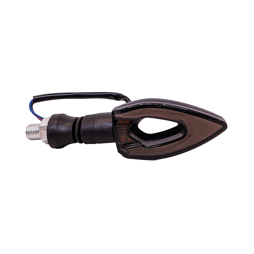 OFF ROAD FARO DE LED UNIVERSAL - LUZ DE GIRO GIRO PARA MOTO CON LUZ LED RUNNING AMBAR Y LUZ DE GIRO AMBAR 12V  - JUEGO DE 2 UNIDADES MEDIDAS 250*26*39 (mm) - 2