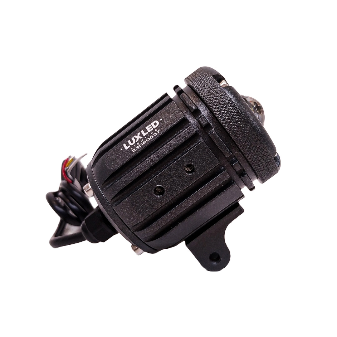OFF ROAD FARO DE LED UNIVERSAL LUZ LED BLANCA Y AMBAR ESTABLE CON CAMBIO DE LUZ 9V-36V 1 LED - 18 WATTS - JUEGO DE 2 UNIDADES MEDIDAS 105*55(mm) - 3