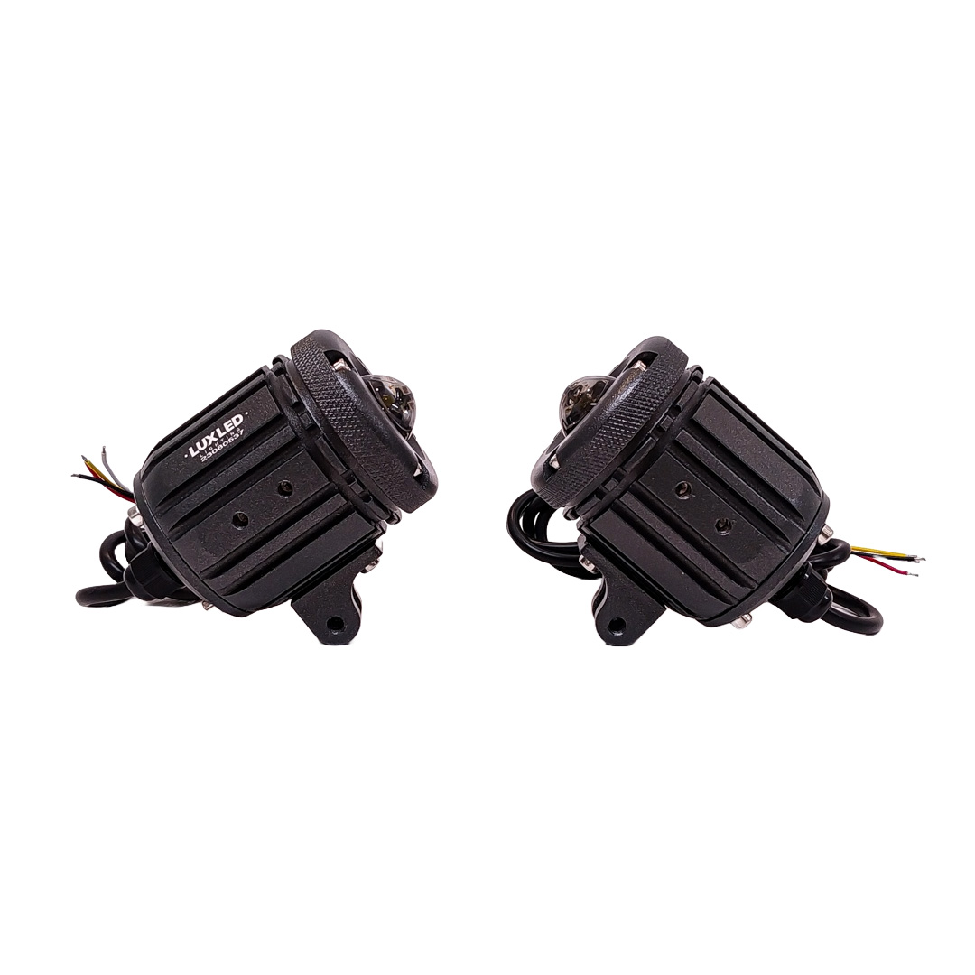 OFF ROAD FARO DE LED UNIVERSAL LUZ LED BLANCA Y AMBAR ESTABLE CON CAMBIO DE LUZ 9V-36V 1 LED - 18 WATTS - JUEGO DE 2 UNIDADES MEDIDAS 105*55(mm) - 4