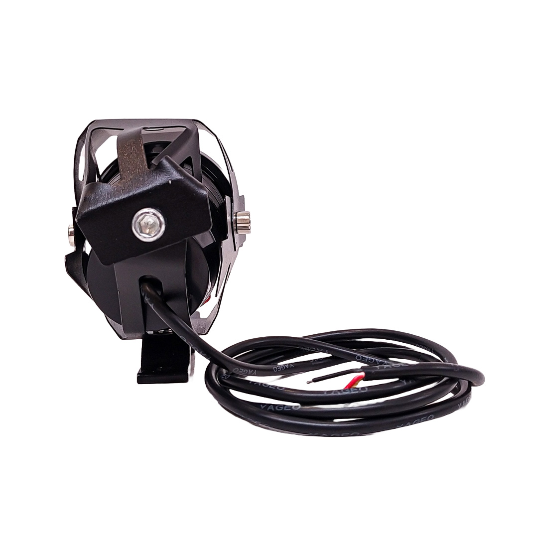 OFF ROAD FARO DE LED UNIVERSAL LUZ LED ALTA Y BAJA BLANCA CON FUNCION FLASH Y OJO DE ANGEL BLANCO 9V-36V 1 LED - 18 WATTS  MEDIDAS 61*30*120 (MM) CANTIDAD POR CAJA MASTER 50 - 2