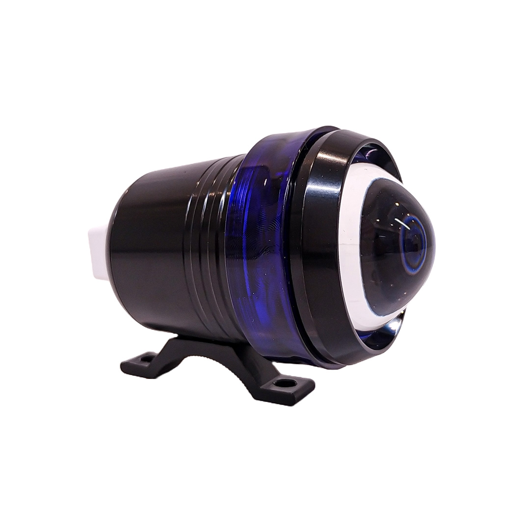 OFF ROAD FARO DE LED UNIVERSAL LUZ LED BLANCA ESTABLE CON FUNCION FLASH Y ARO ROJO 9V-36V 1 LED - 20 WATTS  MEDIDAS 110*65 (mm) - 2