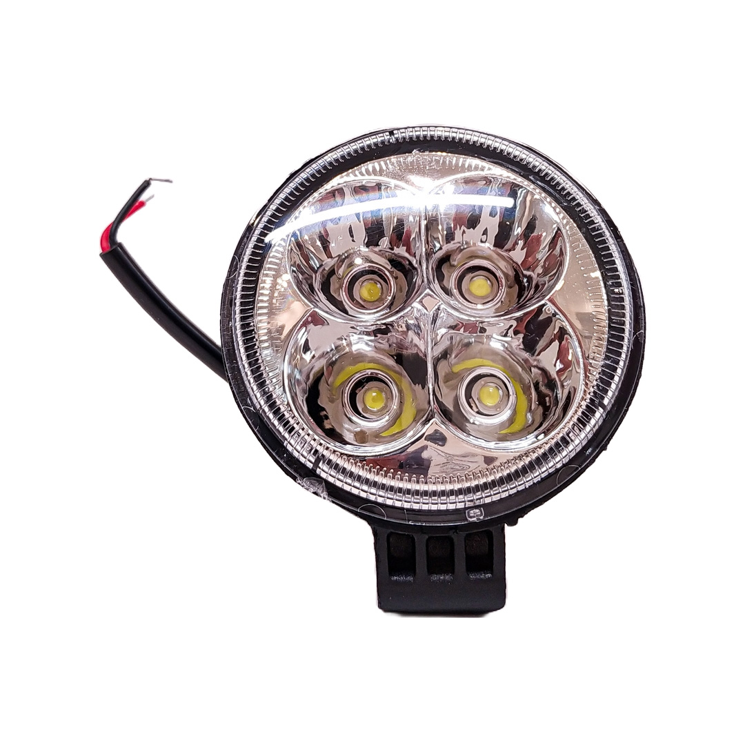 OFF ROAD FARO DE LED UNIVERSAL LUZ LED BLANCA ESTABLE  9V-36V 4 LED - 12 WATTS  MEDIDAS 55(MM) CANTIDAD POR CAJA MASTER 100