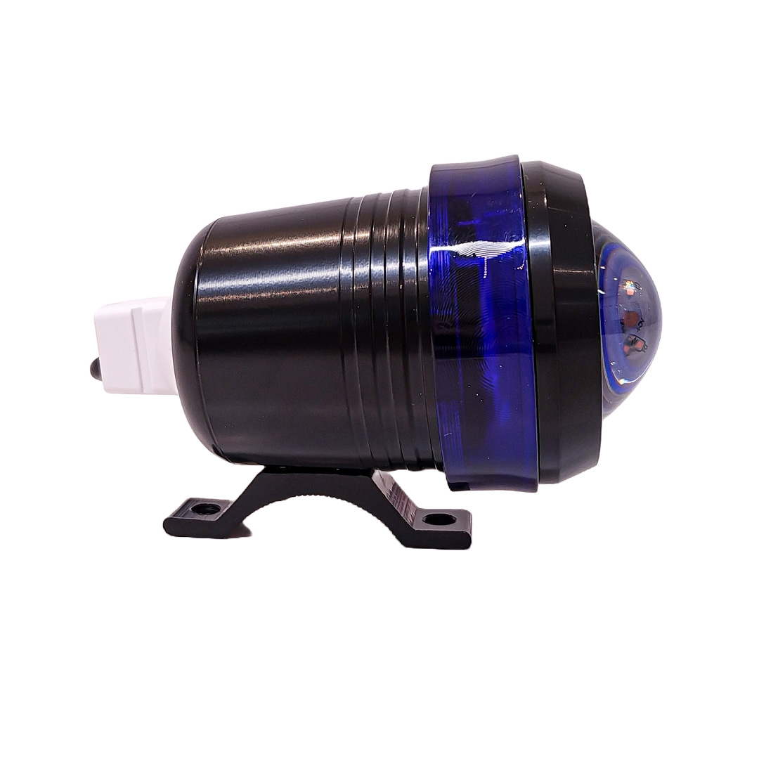 OFF ROAD FARO DE LED UNIVERSAL LUZ LED BLANCA ESTABLE CON FUNCION FLASH Y ARO ROJO 9V-36V 1 LED - 20 WATTS  MEDIDAS 110*65 (mm) - 4