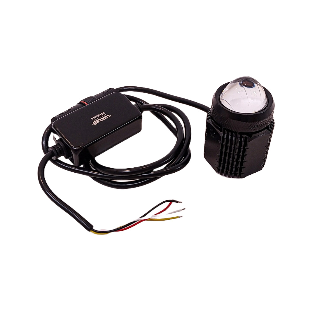 OFF ROAD FARO DE LED UNIVERSAL LUZ LED BLANCA Y AMBAR CON FUNCIONES ESTABLE Y FLASH INDIVIDUALES Y COMBINADAS 9V-36V 1 LED - 20 WATTS  MEDIDAS 56*36*75 (mm)