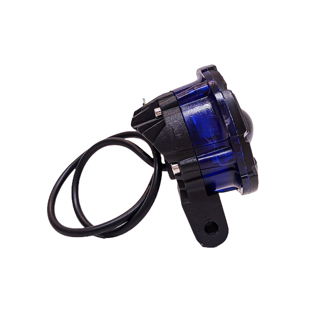 OFF ROAD FARO DE LED UNIVERSAL LUZ LED BLANCA ESTABLE CON FUNCION FLASH Y OJO DE ANGEL ROJO 9V-36V 1 LED - 40 WATTS  MEDIDAS 60*75(mm) - 3
