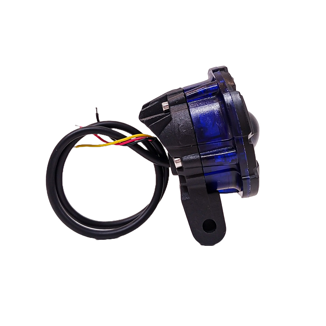 OFF ROAD FARO DE LED UNIVERSAL LUZ LED BLANCA ESTABLE CON FUNCION FLASH Y OJO DE ANGEL AZUL 9V-36V 1 LED - 40 WATTS  MEDIDAS 60*75(mm) - 2
