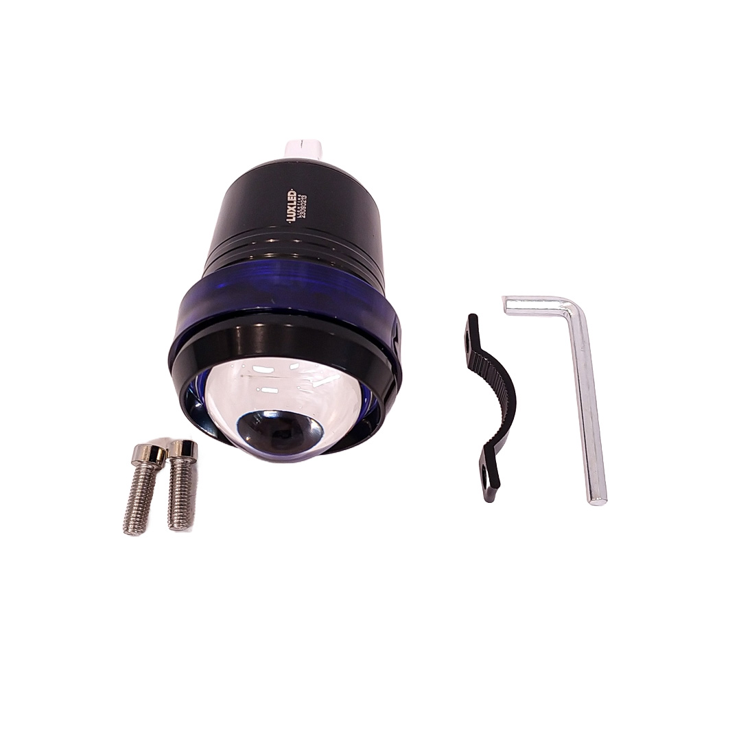 OFF ROAD FARO DE LED UNIVERSAL LUZ LED BLANCA ESTABLE CON FUNCION FLASH Y ARO ROJO 9V-36V 1 LED - 20 WATTS  MEDIDAS 110*65 (mm) - 5