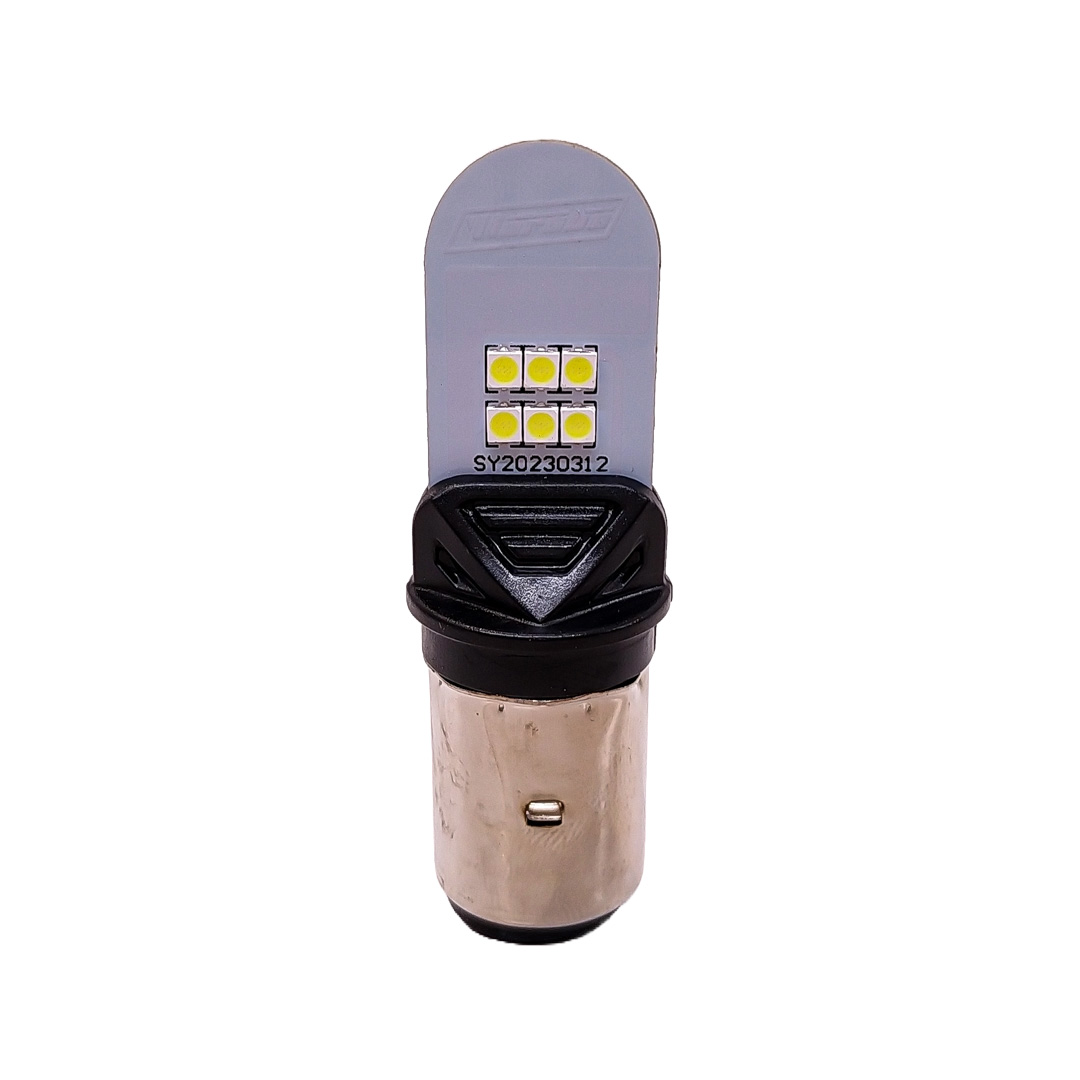 OFF ROAD FARO DE LED UNIVERSAL LAMPARA LED MOTO H6 CON 6 LED SMD 12V 10 WATTS - 3