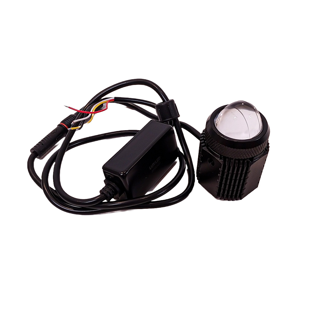 OFF ROAD FARO DE LED UNIVERSAL LUZ LED BLANCA Y AMBAR CON FUNCIONES ESTABLE Y FLASH INDIVIDUALES Y COMBINADAS 9V-36V 1 LED - 40 WATTS - JUEGO DE 2 UNIDADES MEDIDAS 75*56*36 (mm) - 3