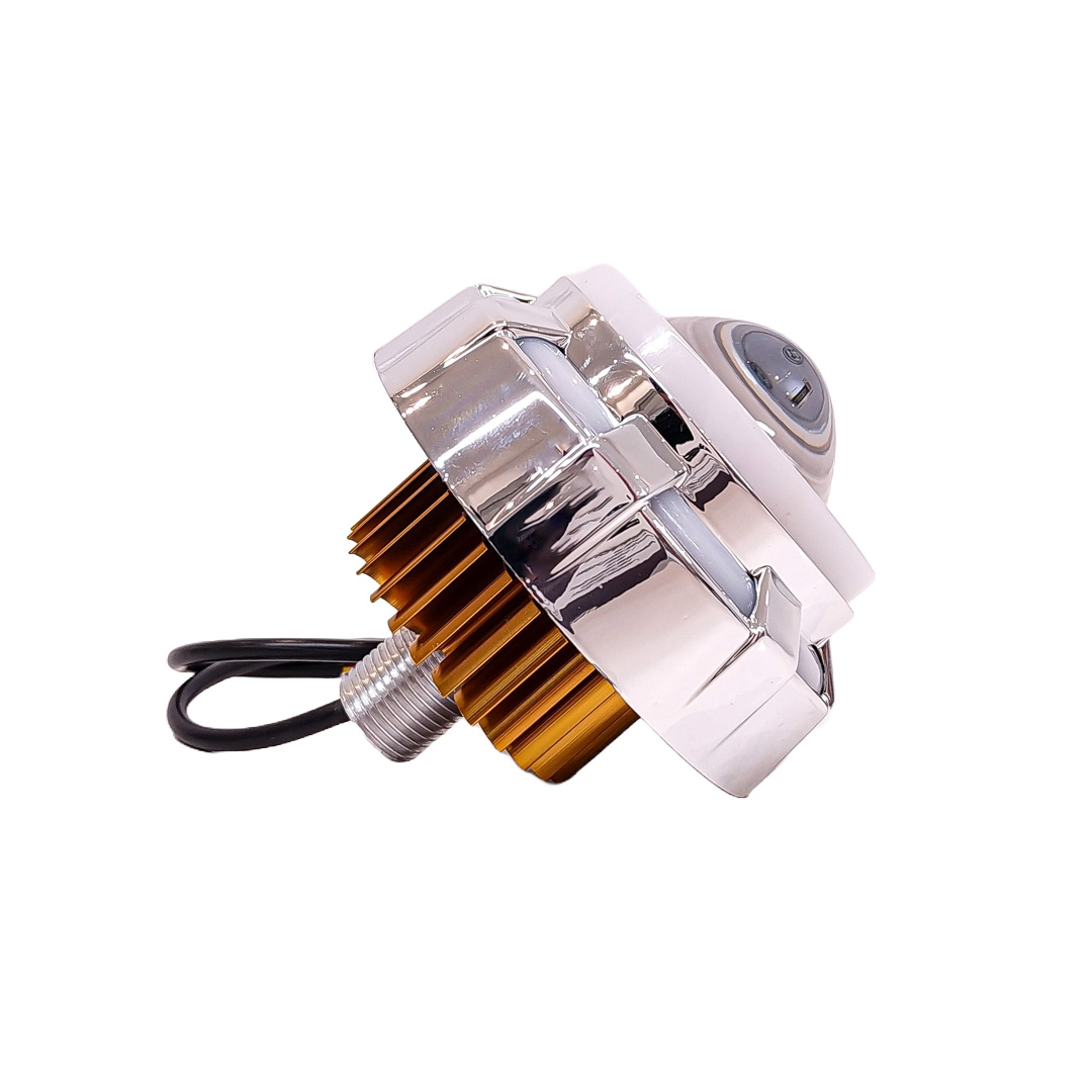 OFF ROAD FARO DE LED UNIVERSAL LUZ LED BLANCA ESTABLE CON FUNCION FLASH Y OJO DE ANGEL AZUL Y ROJO 9V-36V 1 LED - 30 WATTS  MEDIDAS 84 X 90 mm - 4