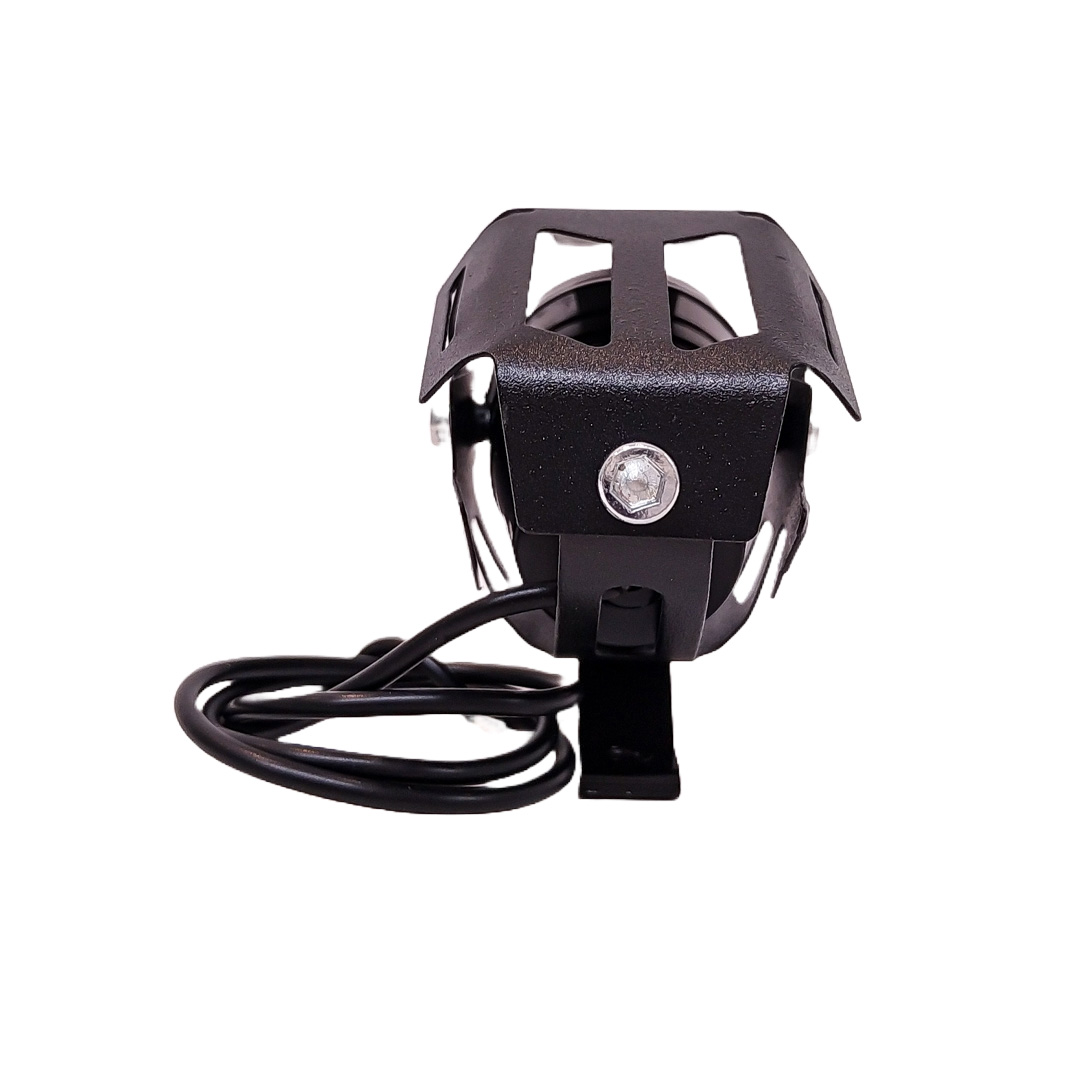 OFF ROAD FARO DE LED UNIVERSAL LUZ LED ALTA Y BAJA BLANCA CON FUNCION FLASH Y OJO DE ANGEL AZUL 9V-36V 1 LED - 18 WATTS  MEDIDAS 87*51*63 (mm) - 4