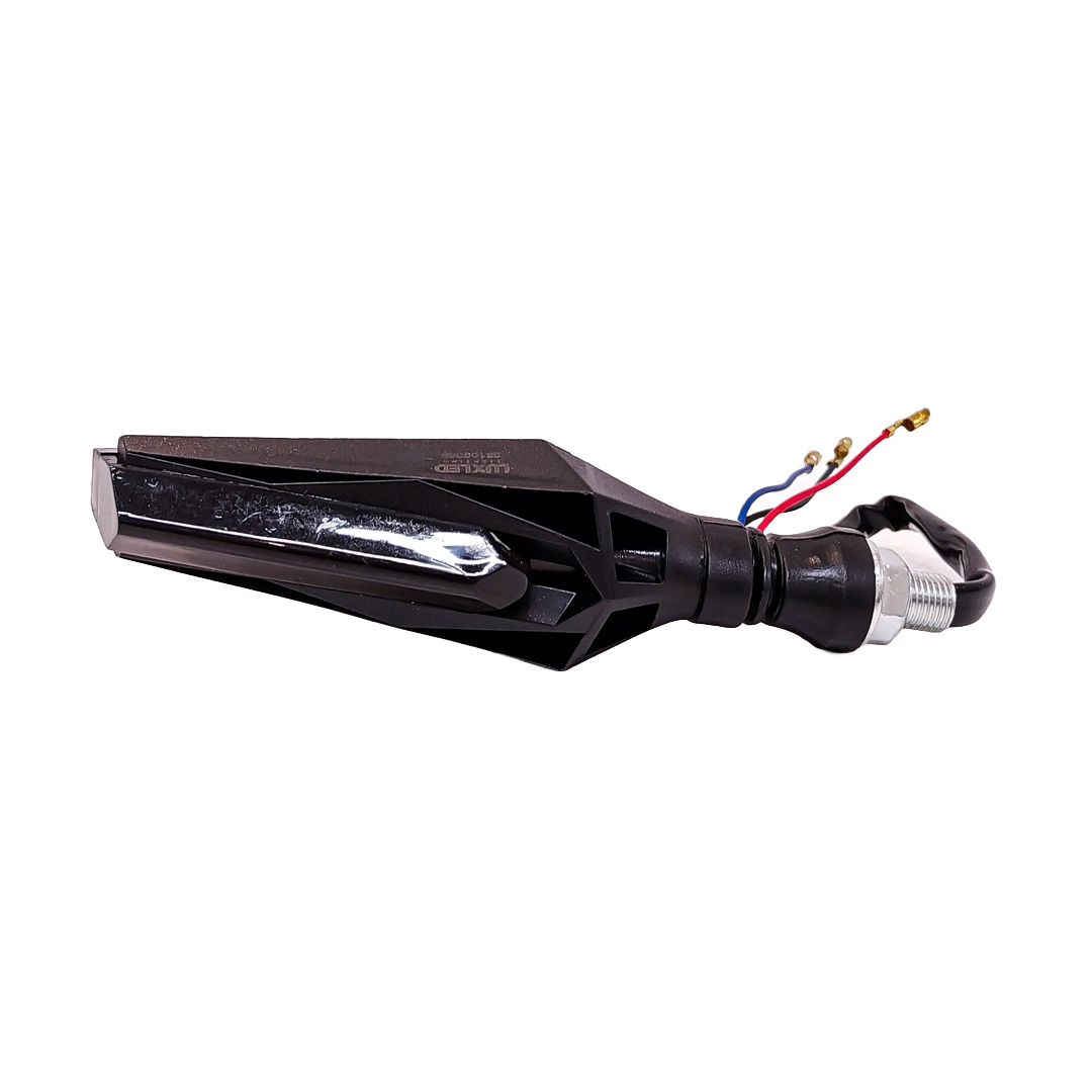 OFF ROAD FARO DE LED UNIVERSAL - LUZ DE GIRO GIRO PARA MOTO CON LUZ LED RUNNING AMBAR Y LUZ DE GIRO AMBAR 12V  - JUEGO DE 2 UNIDADES MEDIDAS 360 * 29*27(mm) - 6
