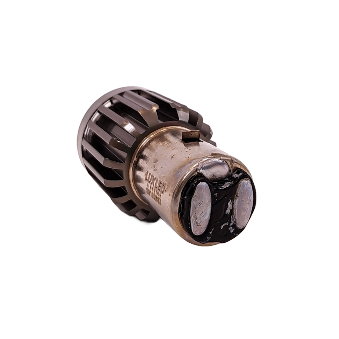 OFF ROAD FARO DE LED UNIVERSAL LAMPARA LED MOTO H6 BLANCA Y AMBAR CON FUNCION COMBINADA 12V 15 WATTS - 4