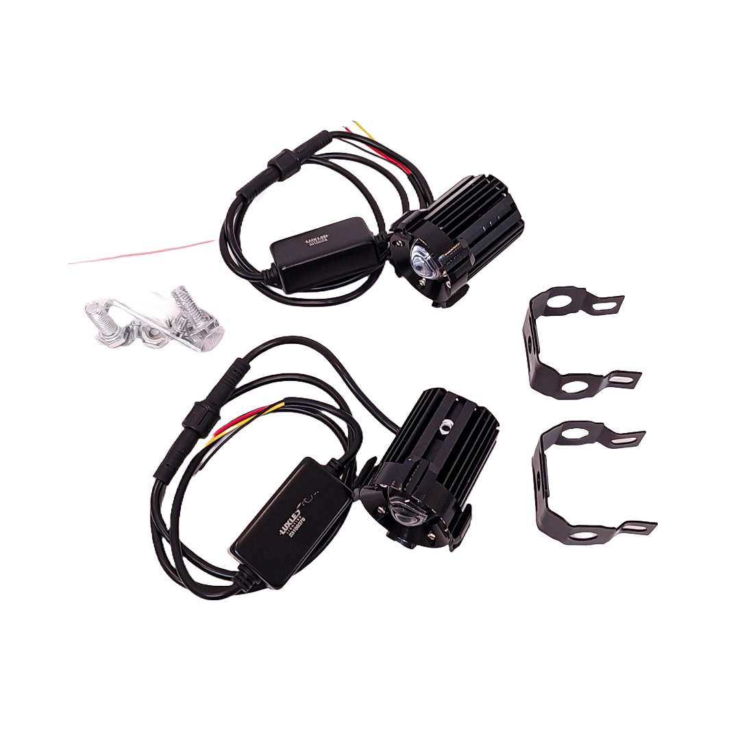 OFF ROAD FARO DE LED UNIVERSAL LUZ LED BLANCA, AMBAR Y AZUL CON FUNCION ESTABLE  9V-36V 1 LED - 40 WATTS - JUEGO DE 2 UNIDADES MEDIDAS 36*56*47.8(mm) - 5