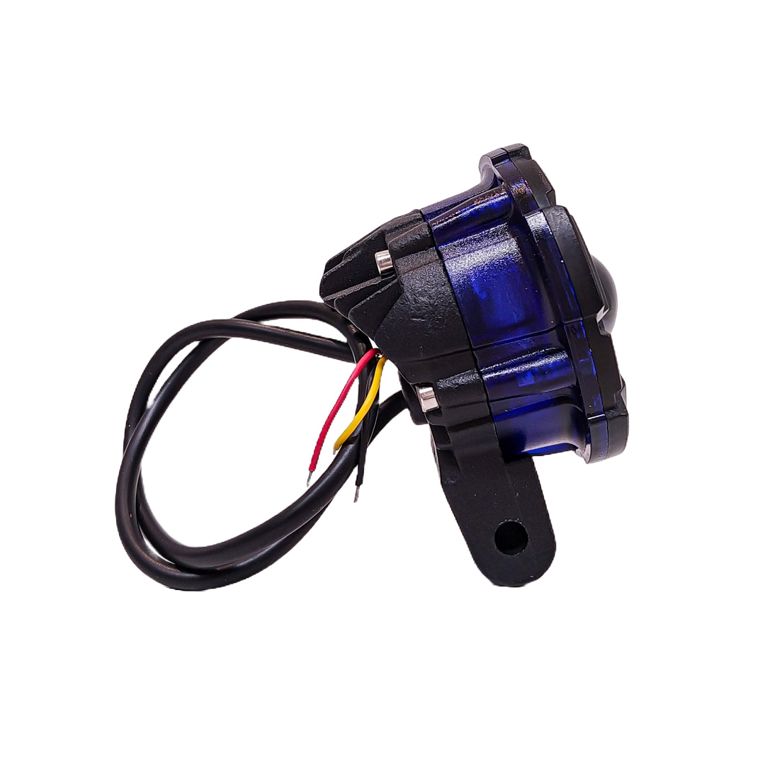 OFF ROAD FARO DE LED UNIVERSAL LUZ LED BLANCA ESTABLE CON FUNCION FLASH Y OJO DE ANGEL BLANCO 9V-36V 1 LED - 40 WATTS  MEDIDAS 60*75*(mm) - 3