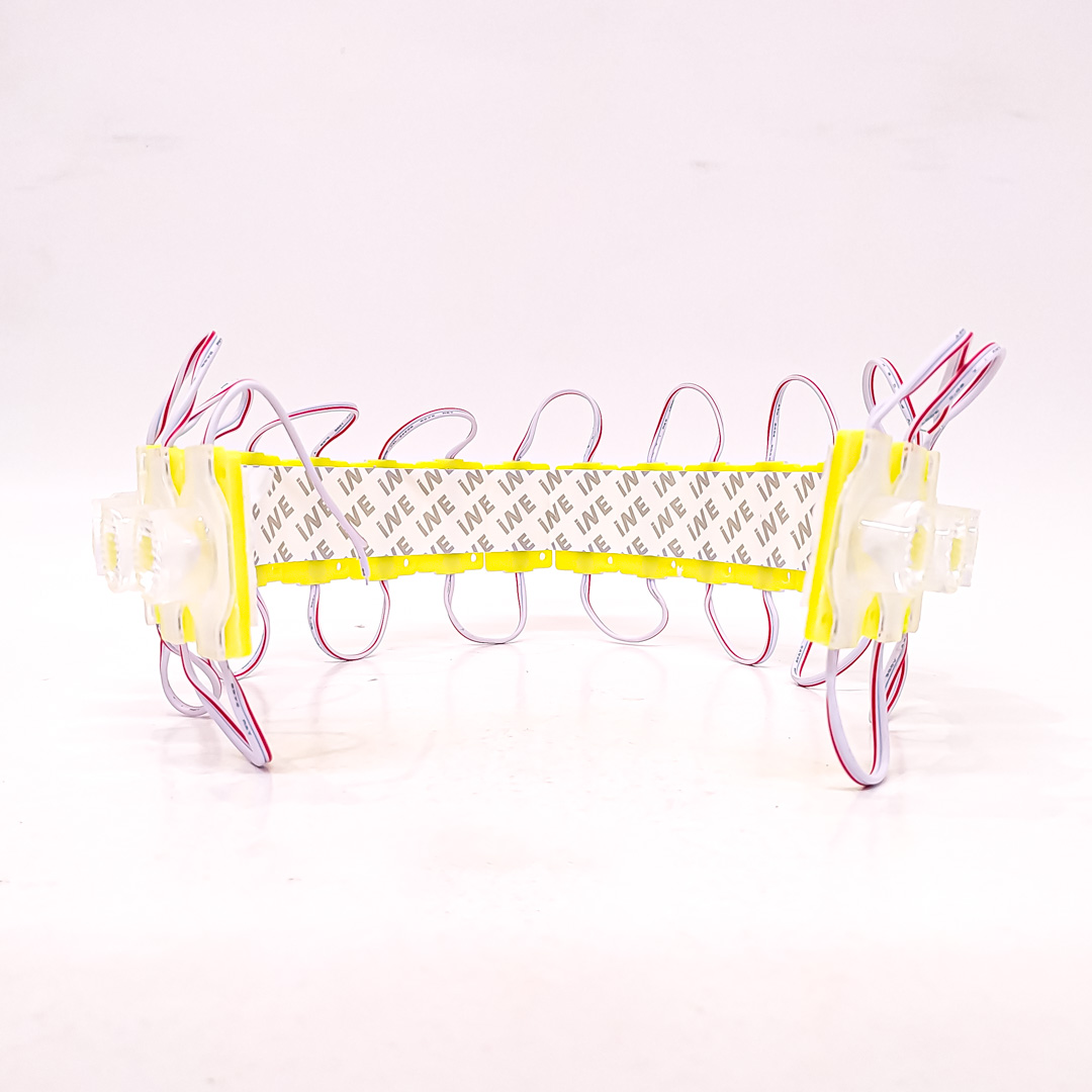 MODULO LED SMD 1 LED SMD CON LUPA AUTOADHESIVO 12V COLOR AMBAR 4,5CM X 3CM CANTIDAD POR CAJA MASTER 2000 - 3