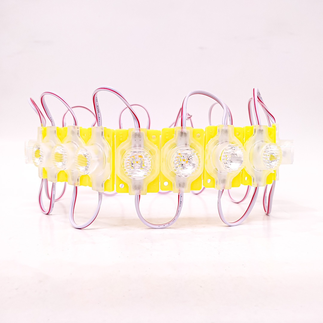 MODULO LED SMD 1 LED SMD CON LUPA AUTOADHESIVO 24V COLOR AMBAR 4,5CM X 3CM - 2