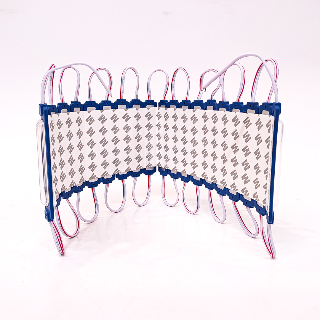 MODULO LED COB PLACA LED COB AUTOADHESIVO 12V COLOR AZUL 8,5CM X 2CM CANTIDAD POR CAJA MASTER 2000 - 2